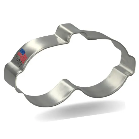 CookieCutter.Com Brand Virtual Reality and Scuba Goggles Cookie Cutter 4 in, Tin Plate Steel, Handmade in USA {1}