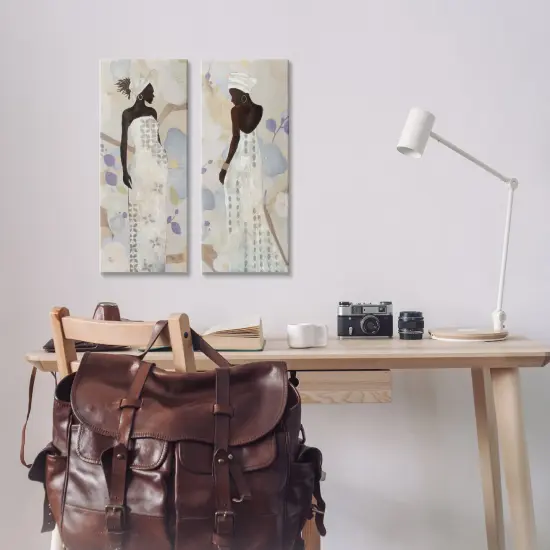 Stupell Industries Stylish Neutrals Women 2pc Canvas Wall Art Set Design by Janet Tava {2}