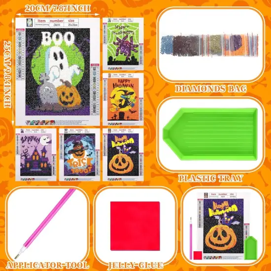 6 Pack Halloween Diamond Kit {3}