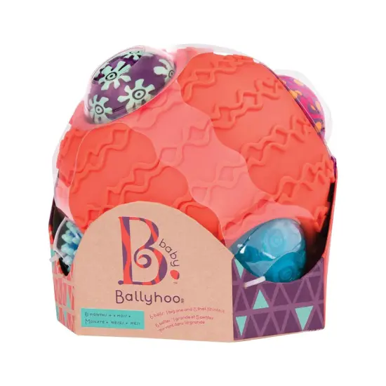 Battat Ballyhoo Ball - Tactile Nesting Ball {6}