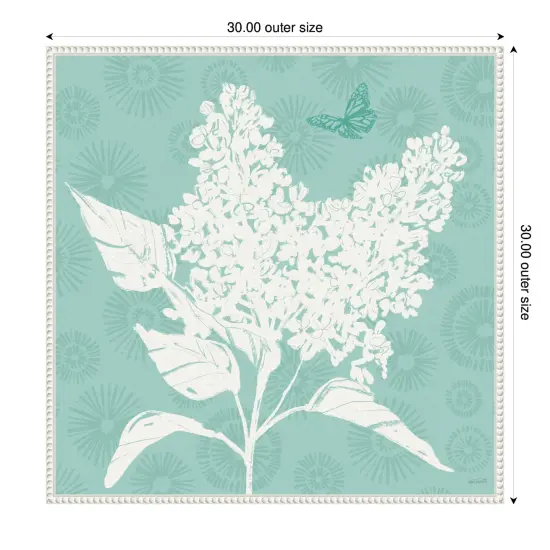 Spring Delight IV by Anne Tavoletti Framed Canvas Wall Art {1}