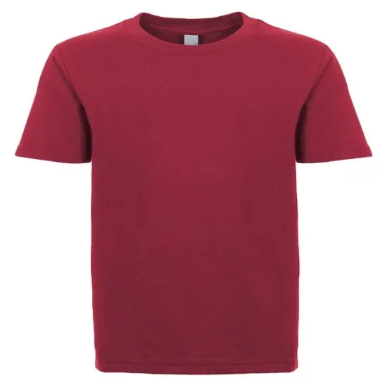 Next Level&reg; Apparel Youth Boys&rsquo; Cotton Crewneck T-Shirt CARDINAL {1}