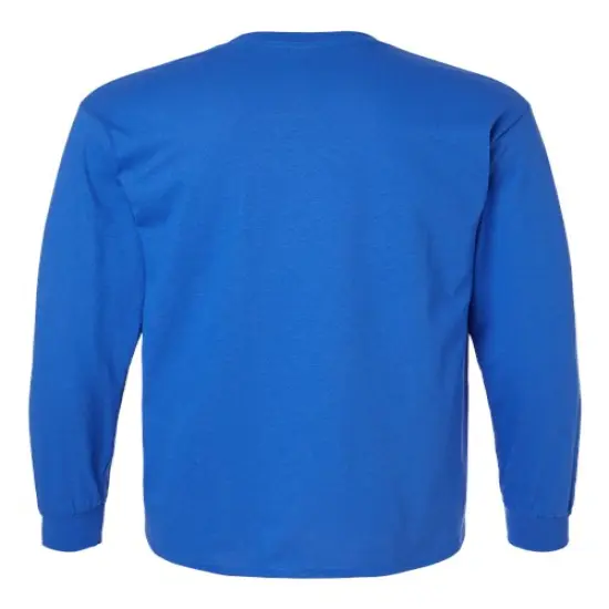 Gildan&reg; Ultra Cotton Long Sleeve T-Shirt Royal {2}