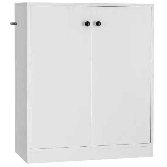 Costway 2-Door Storage Cabinet Buffet Cabinet with3 Shelves Sideboard for Kitchen Hallway {1}