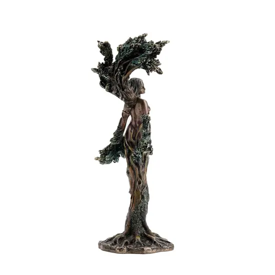 Bronze Finished Meliae The Forest Nymph Statue Greek Mythology {7}