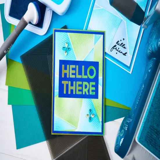 Sizzix 3D Textured Impressions Emboss Folder By Stacey Park-Down The Line, Cosmopolitan {5}