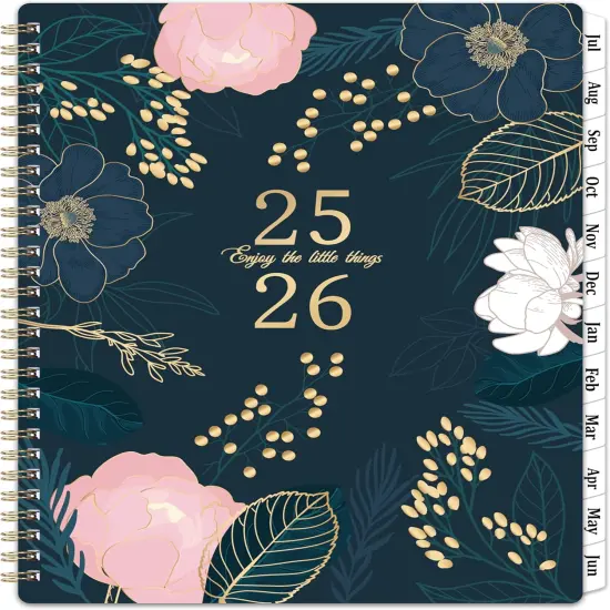 2025-2026 Planner - Planner 2025-2026, July 2025 - June 2026, Weekly & Monthly Spreads, 8'' x 10", Monthly Tabs, Twin-Wire Binding {1}