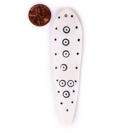 The Bead Chest White Shaman Pendant {2}