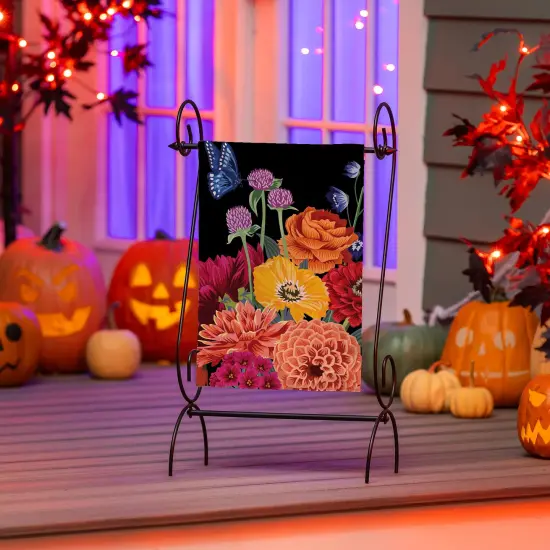 Dark French Tapestry 2 Sided Garden Flag {2}