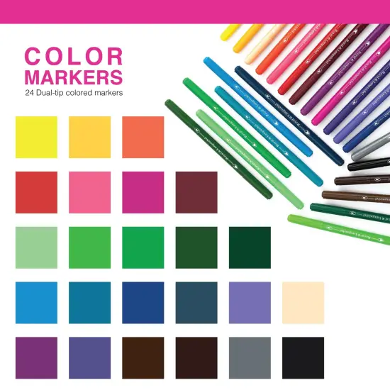 MARK-24 | Essentials&trade; 24pc Double-Tipped Color Markers {4}