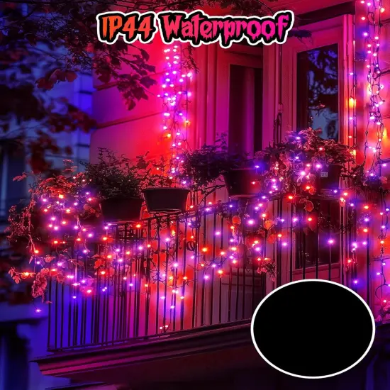 5 Pack 7 FT 20 LED Halloween Fairy Lights Battery Operated {4}