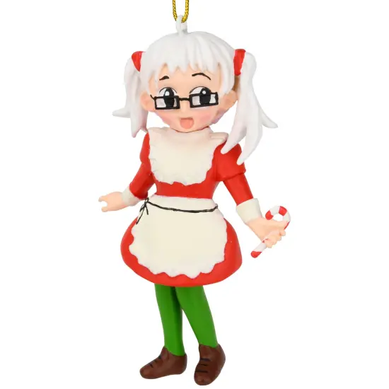 Anime Tree Buddees Christmas Ornament Collection 3 Pack - Santa, Mrs. Claus & Reindeer Cartoon Character Holiday Decor {5}