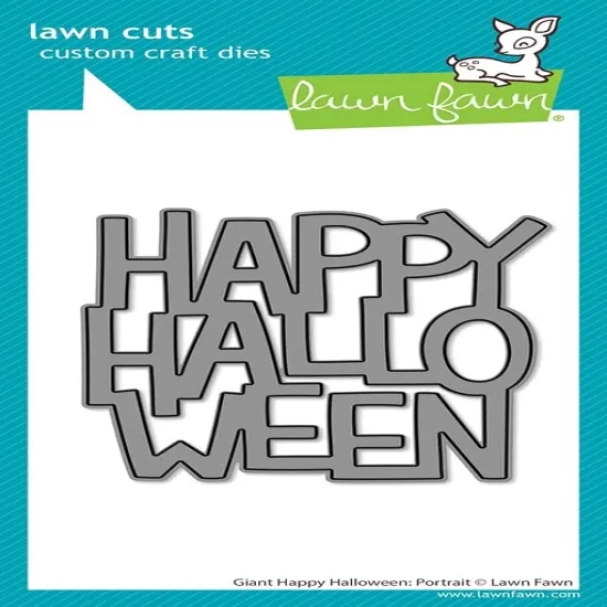 Lawn Cuts Custom Craft Dies-Giant Happy Halloween {1}