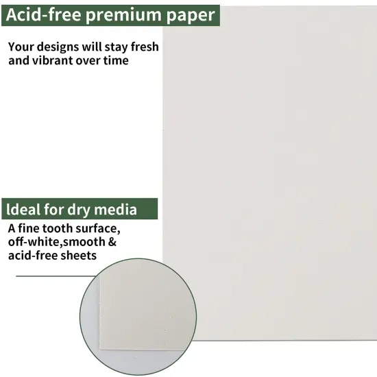 9 x 12 Sketchbook, 68lb/100gsm Sketch Pad 100 Sheets Spiral Bound Acid Free Drawing Paper with Hard Cover Art Paper for Drawing and Painting for Graphite Pencil, Charcoal, Pastels, for Kids & Adults {2}