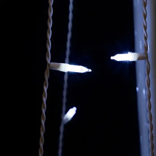 Northlight LED Lighted Cone Tree Outdoor Christmas Decoration - 5' - Pure White {6}