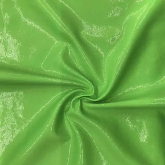 Mystique Foiled Spandex Fabric Neon Lime {1}