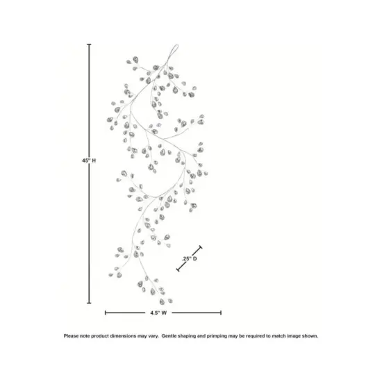 48" Metal Jewel Garland: Silver {3}