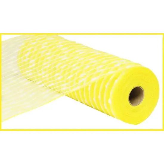 10" Yellow Snowdrift Deco Mesh Ribbon (10 Yards) {1}