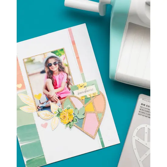 We R Revolution Cutting & Embossing Machine-White/ Blue {5}