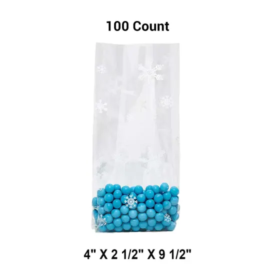 Patterned Christmas Cello Bags 4&rdquo; x 2.5&rdquo; x 9.5&rdquo; Perfect for Treats {1}