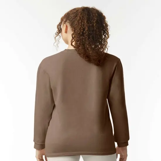 Comfort Colors&reg; Heavyweight Long Sleeve Crewneck T-Shirt Terracotta {7}