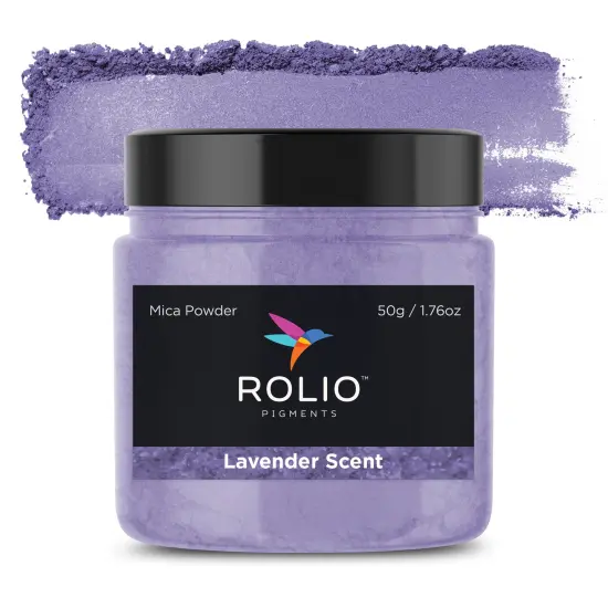 Rolio - 1 Jar Mica Powder (Lavander Scent) - 50g / 1.8 oz {1}