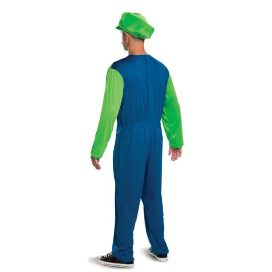 Super Mario Bros. Luigi Classic Adult Costume {3}