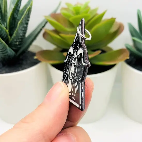 Hecate with Horns in Triangle Halloween Charms {3}