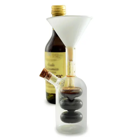 Norpro Durable Plastic Funnels, 2.5" to 4" Wide Mouth, Set of 3,White {4}