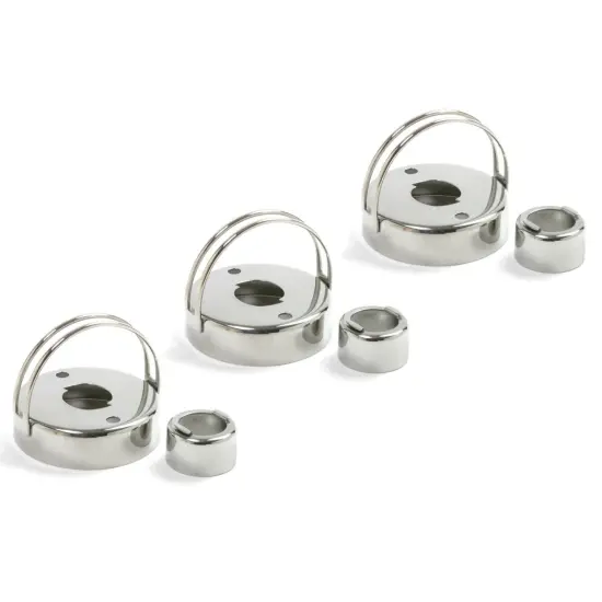 Norpro 2.75" Stainless Steel Donut Biscuit Cookie Cutter w/ Removable Center {6}