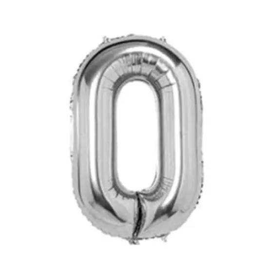 Silver Number Balloon Foil Balloon F07M1-79-0 {1}