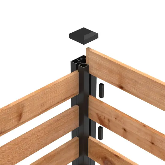 Cedar Wooden Compost Bin for Yard Waste 120 Gallon Capacity {2}