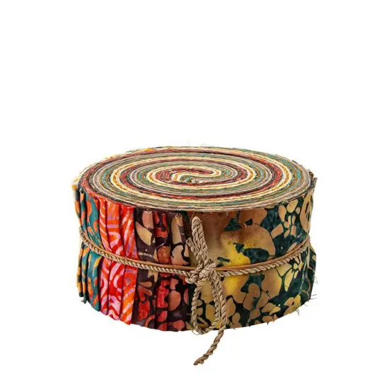 Expressions Batiks 2.5" Strip Roll (Jelly Roll / Rolie Polie) in Landscape Floreale by Riley Blake Designs for Riley Blake (RP-23216-40) {1}