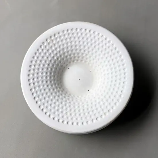 6.25&rdquo; x 6.25" x 2.25" Dimple Rim Slump Glass Fusing Kiln Mold {2}