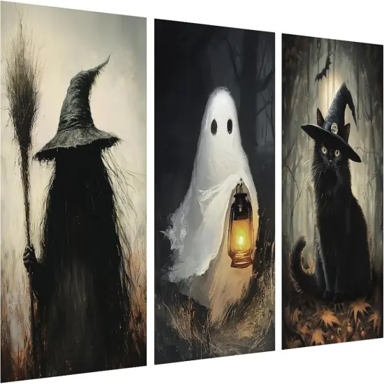 Halloween Decorations Indoor Wall Decor: 3 pcs Large {1}