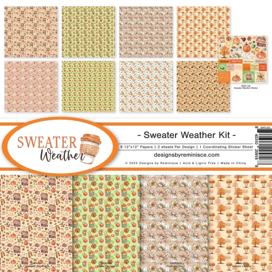 Reminisce Collection Kit 12"X12"-Sweater Weather {1}