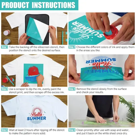 Fall Minis Silkscreen Stencil 8.5x11 Reusable Self-Adhesive Mesh Stencils {5}