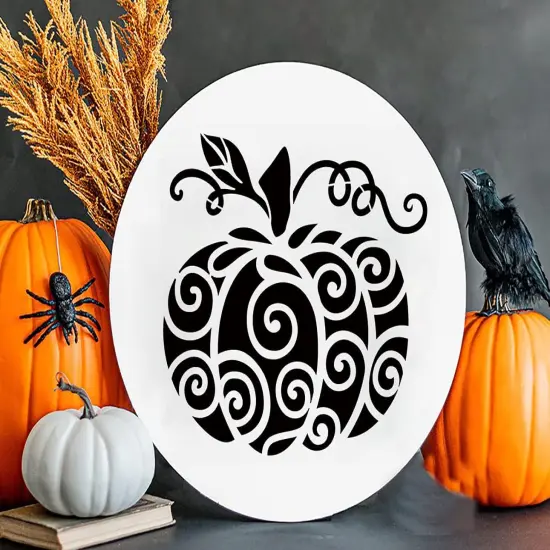 Fall Pumpkin Stencils 8&rdquo; Fall Stencils Reusable Pumpkin Stencil {3}