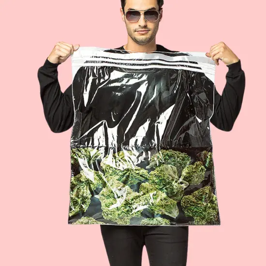 Funny Bag Of Weed Adult Costume Printed Tunic for Halloween Parties {6}