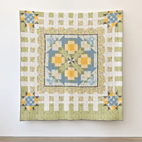 Garden Gate Quilt Kit (kit-ptg) | Art Gallery | Sewing Kit {1}