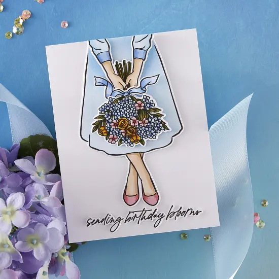 Hero Arts Stamp & Cut-Summer Bouquet {4}