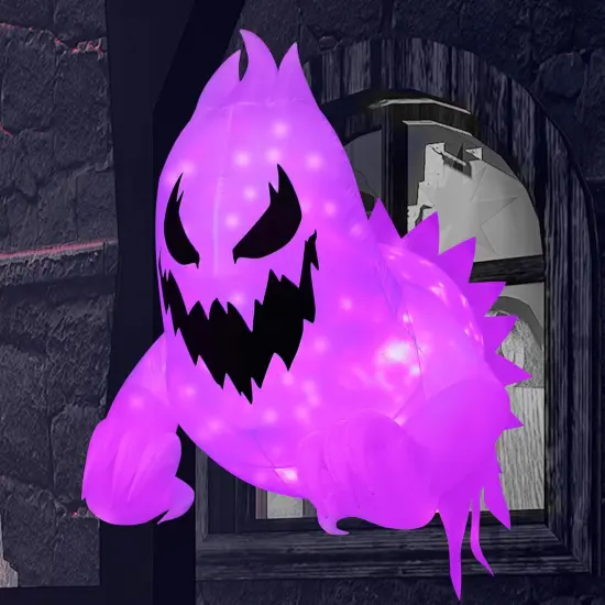 4.5 FT Halloween Inflatable Scary Ghost Outdoor Decoration {1}