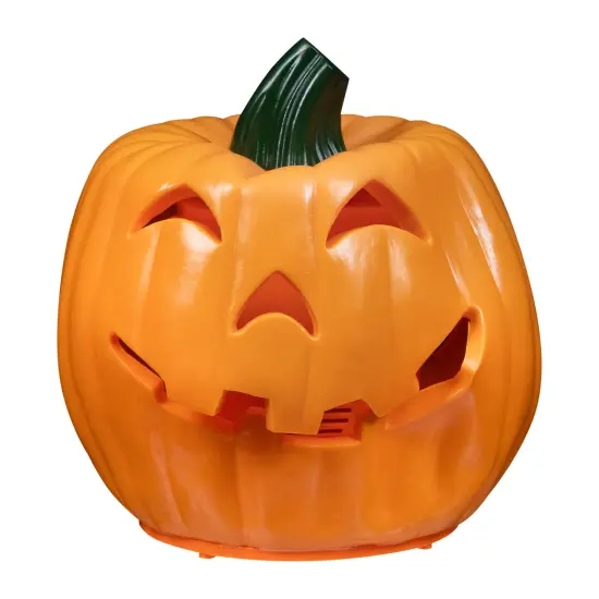 Northlight LED Lighted and Animated Double-Sided Jack O' Lantern Halloween Decoration - 9.75" Orange {6}