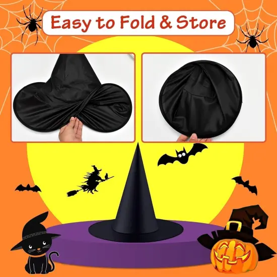 8Pack Halloween Witch Hat {4}