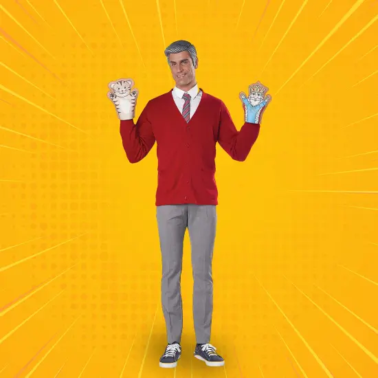 Be My Neighbor Adult Costume Kit Funny DIY Dress Up Accessory Set {4}