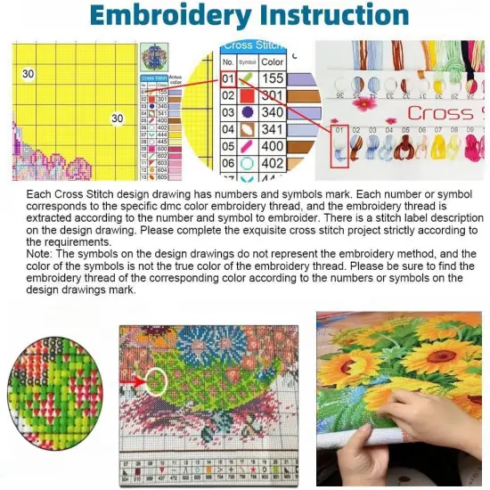 Red Truck with Christmas Tree Golden Retrievers DIY 11CT Stamped Cross Stitch Kits for Beginners Easy Needlepoint {4}