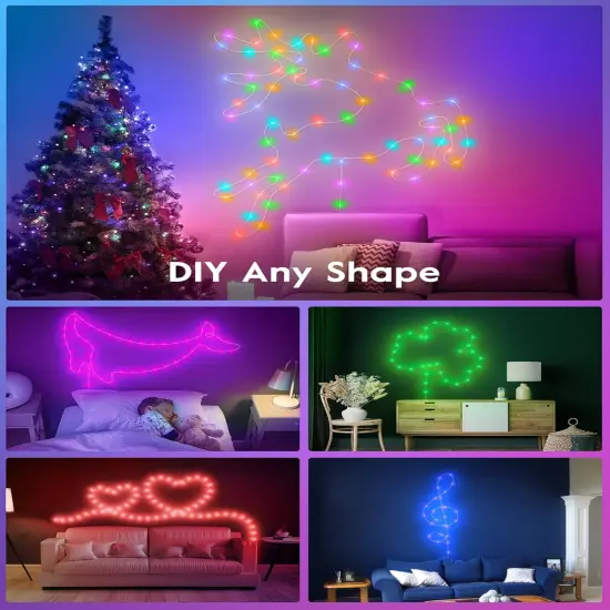 Fairy Lights Color Changing - 33FT 100 LED String Lights with Remote,11 Modes, USB Fairy Lights Indoor {3}