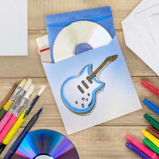 100 Pack 6x6 Rigid Mailers - 450 GSM Thick and Sturdy - Self Sealing Stay Flat Cardboard Envelopes for Mailing CDs, DVDs (White) {2}