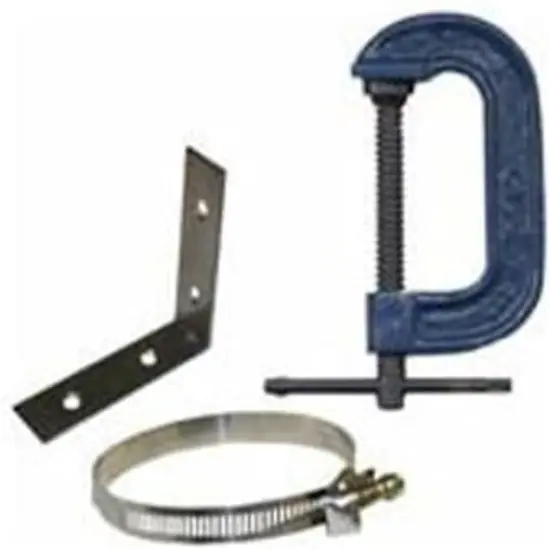 Fireworks Bottle Holder Clamp &ndash; Secure Mapp or Propane Bottle Holder {1}