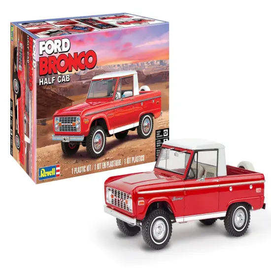 Revell Plastic Model Kit-Ford Bronco Half Cab {3}